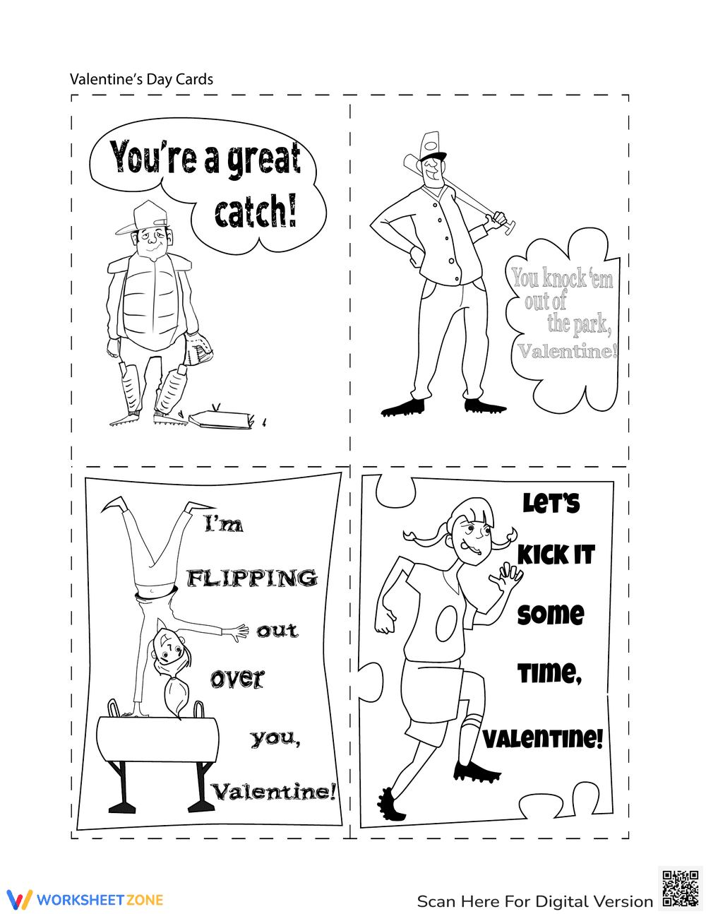 Sports Valentines - Page 1