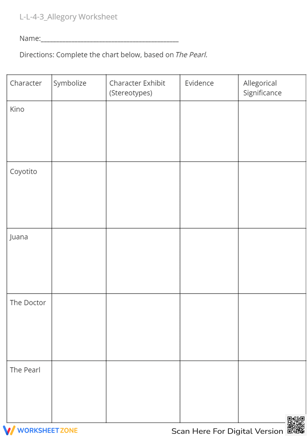L-L-4-3_Allegory Worksheet - Page 1