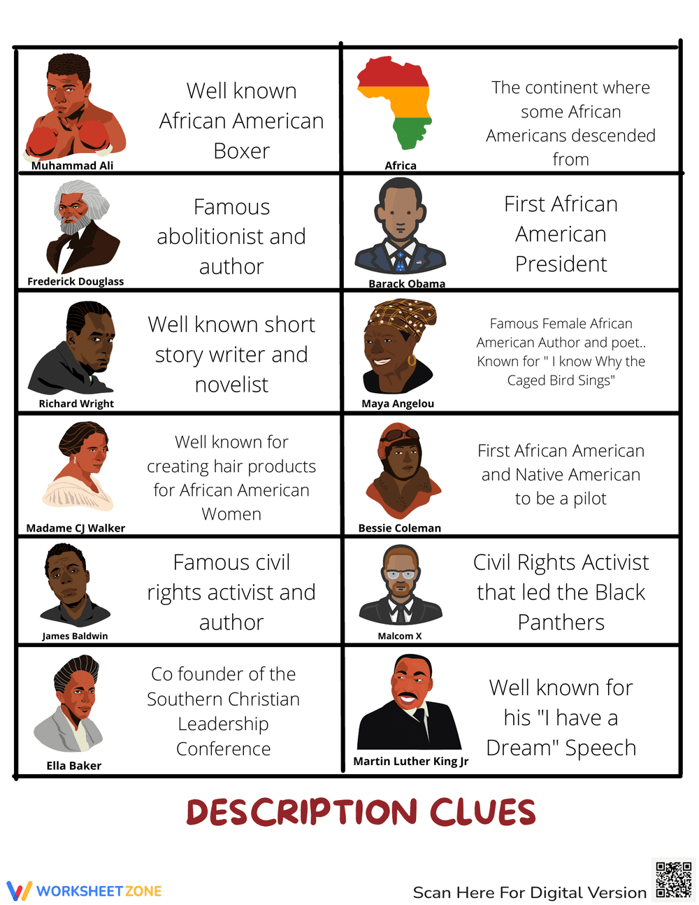 Engaging Black History Month Bingo Cards - Page 3