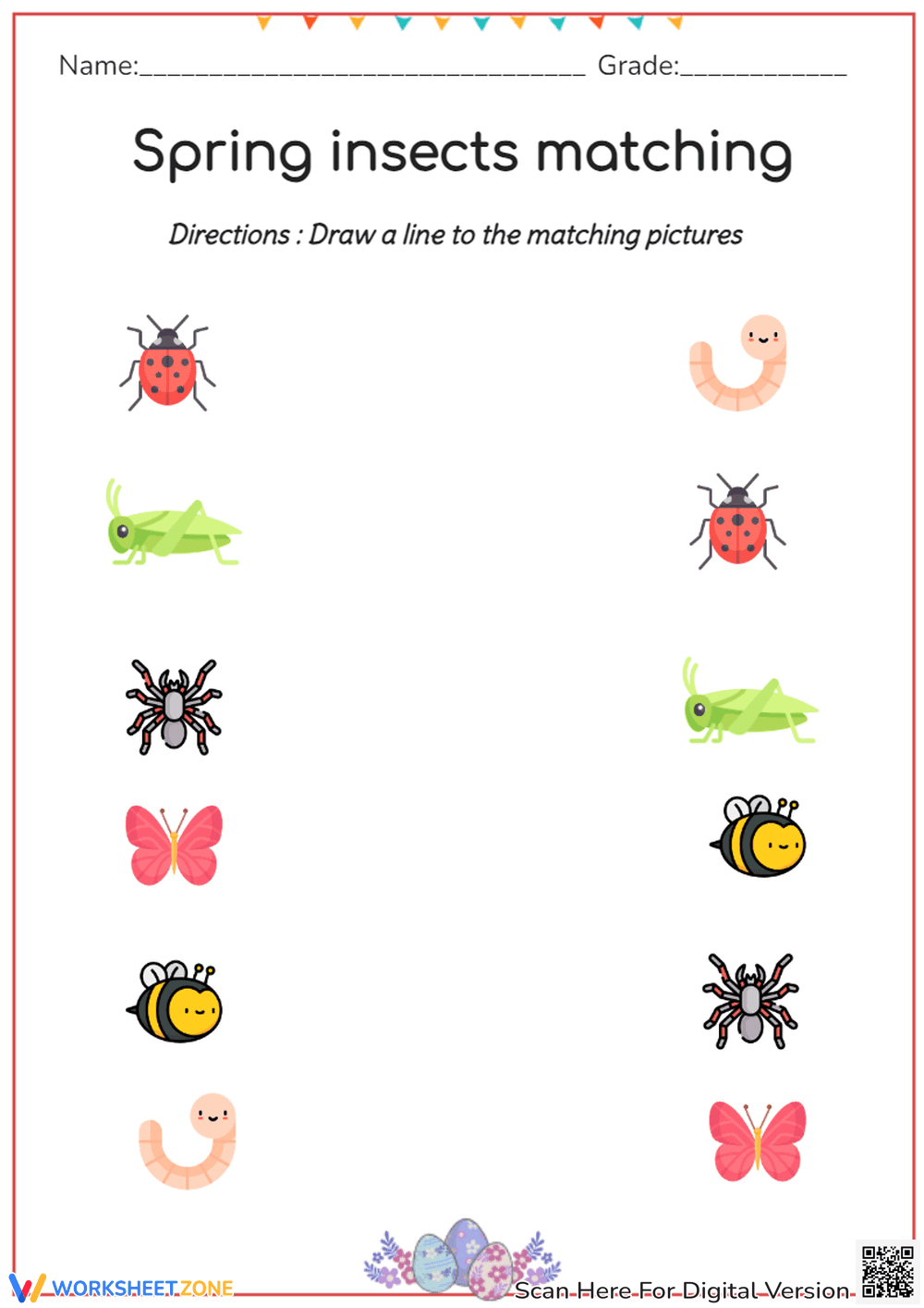 Spring insects matching - Page 1