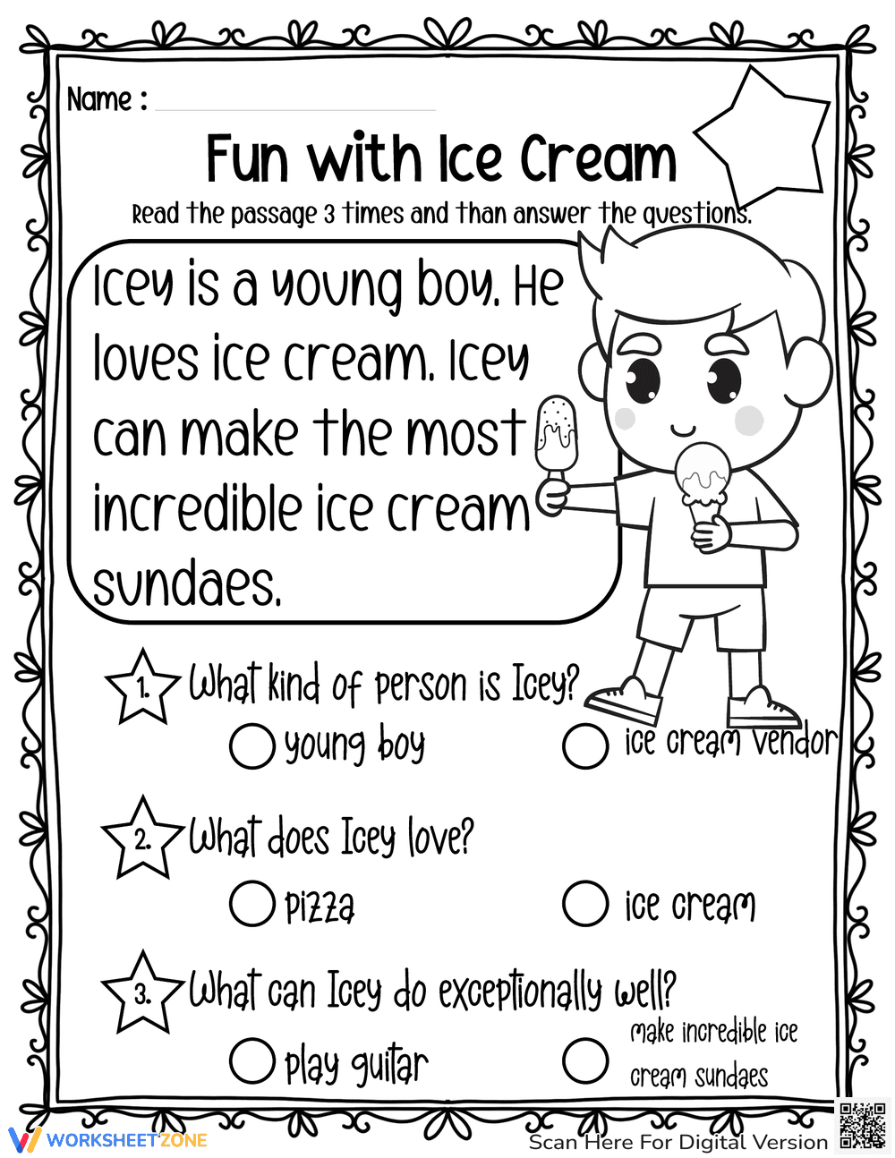 Fun with Ice Cream 4 - Page 1