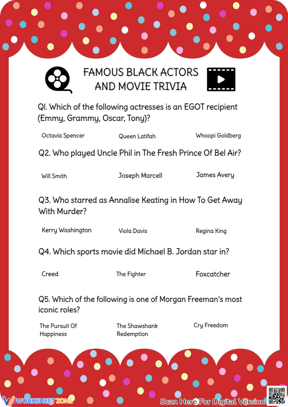 Famous Black Historical Figures Trivia - Page 1