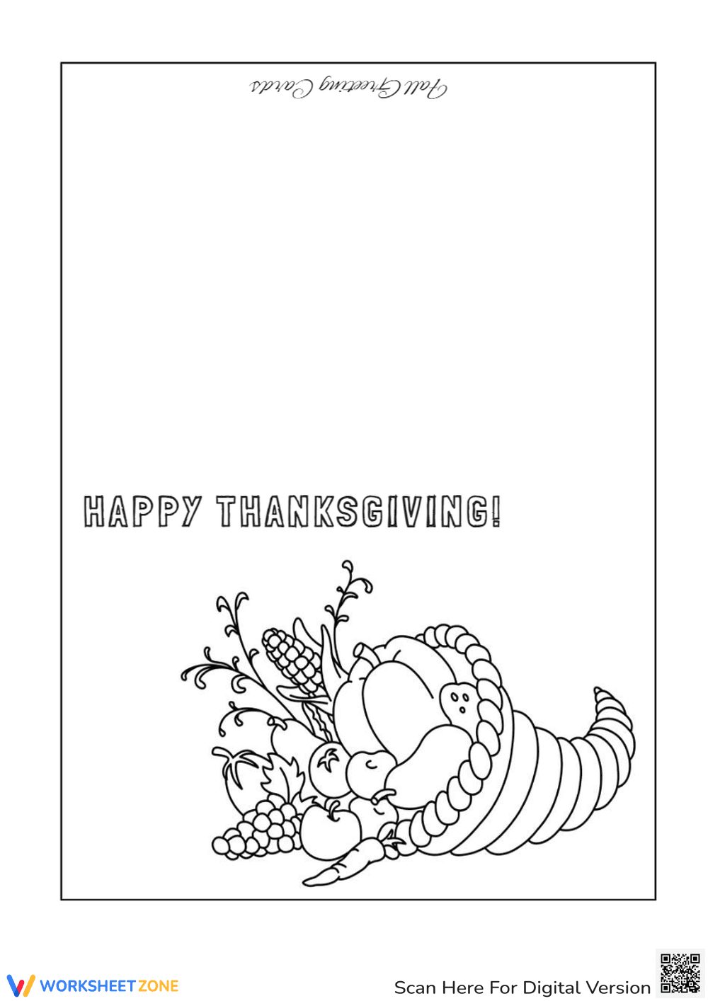 Happy Thanksgiving Greeting Cards - Page 1