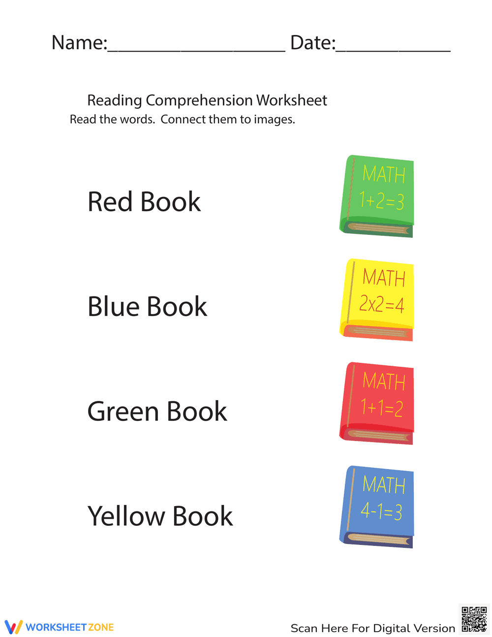 Back to School Reading Comprehension Fun - Page 1