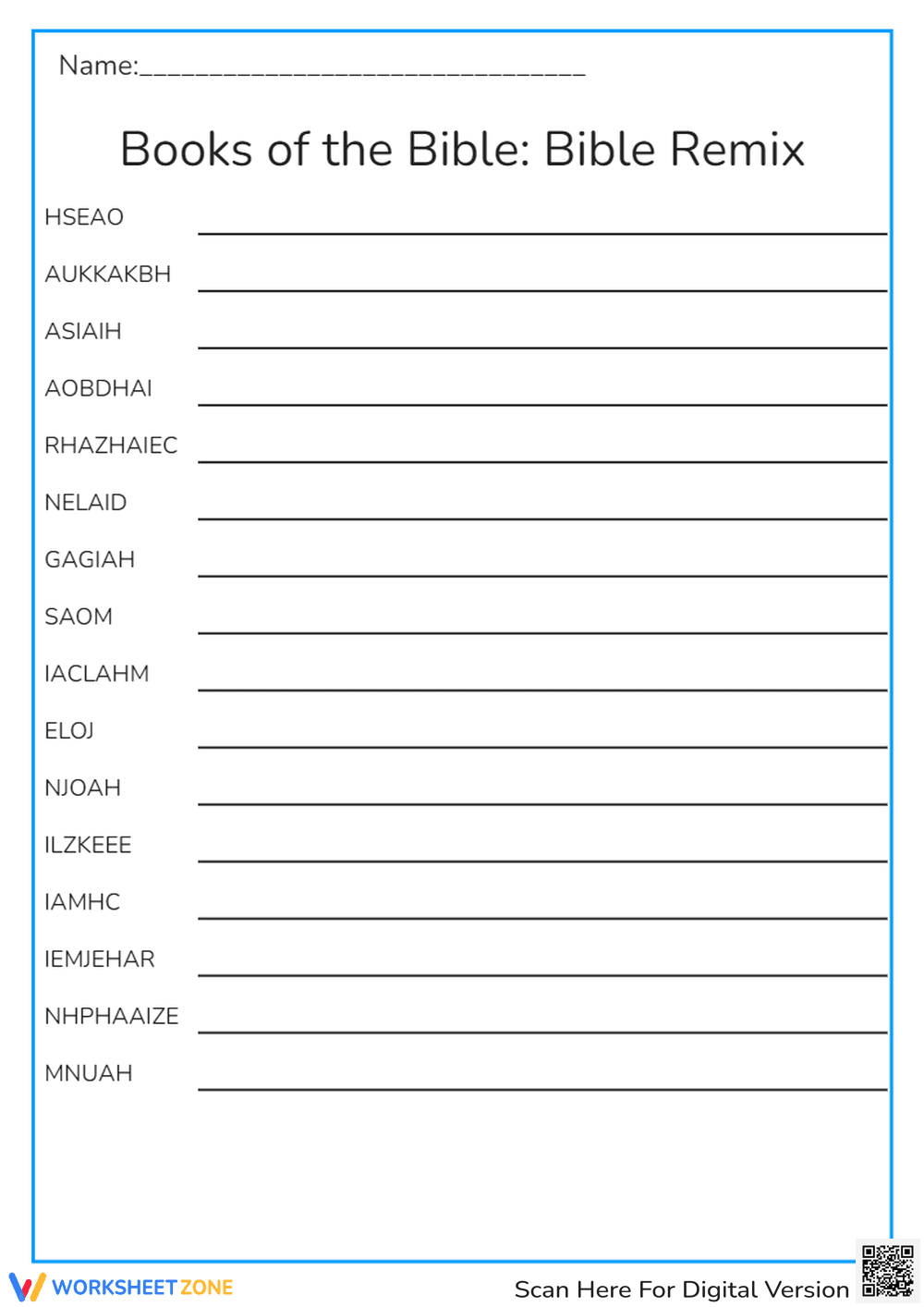 Books of the Bible: Bible Remix - Page 1