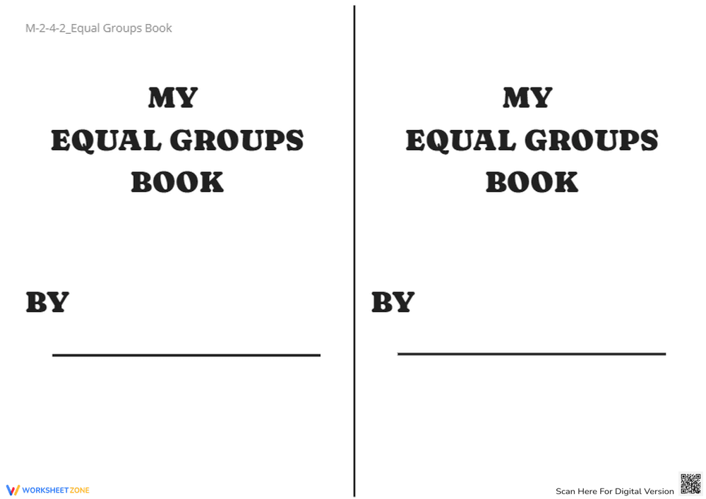 M-2-4-2_Equal Groups Book - Page 1