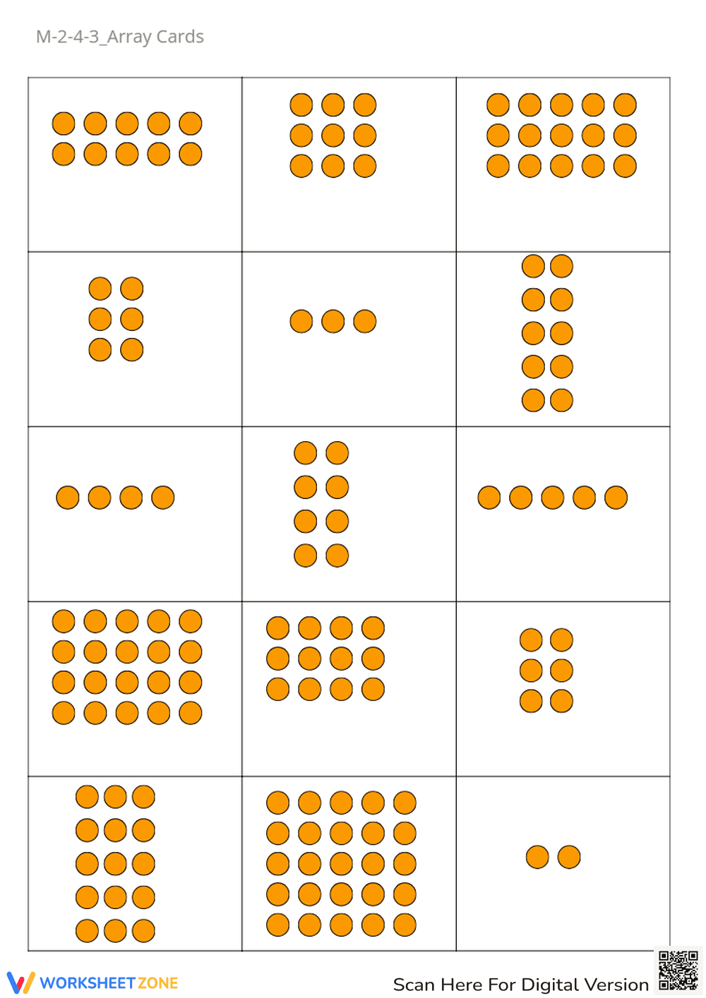 Array Cards: Multiplication with Rows & Columns (Grades 2-3) - Page 2