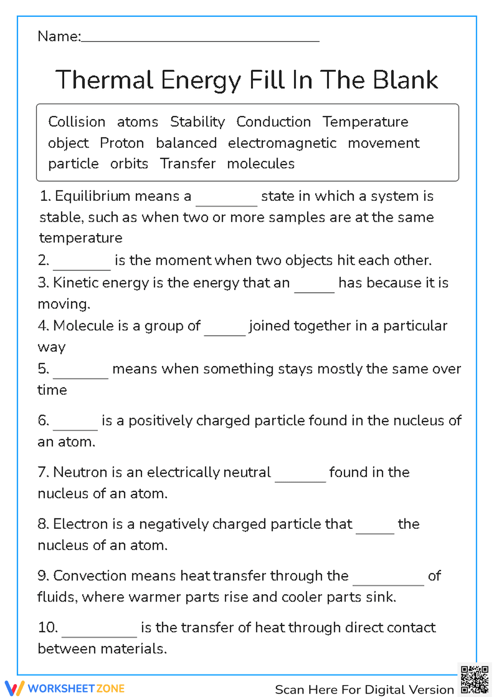 Thermal Energy - Page 1
