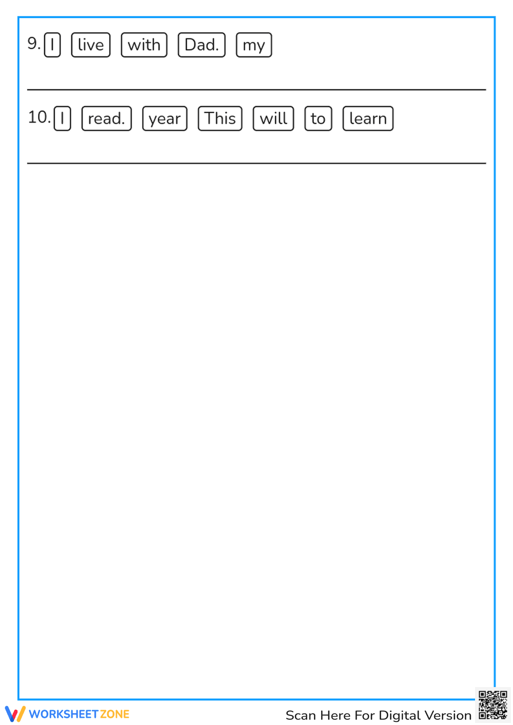 Rearrange the sentence - Page 2