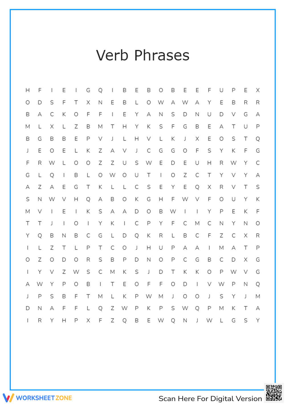 Verb Phrases - Page 1