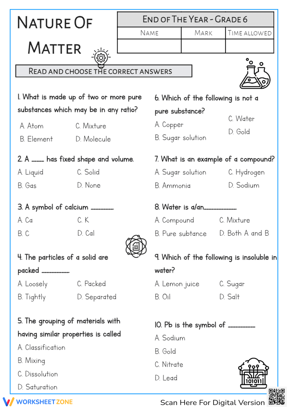 Nature Of Matter - Page 1