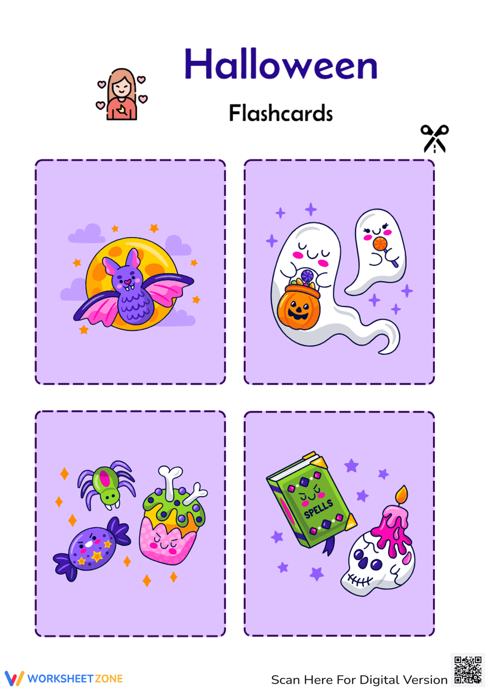 Halloween Flashcards School Supplies - Page 3
