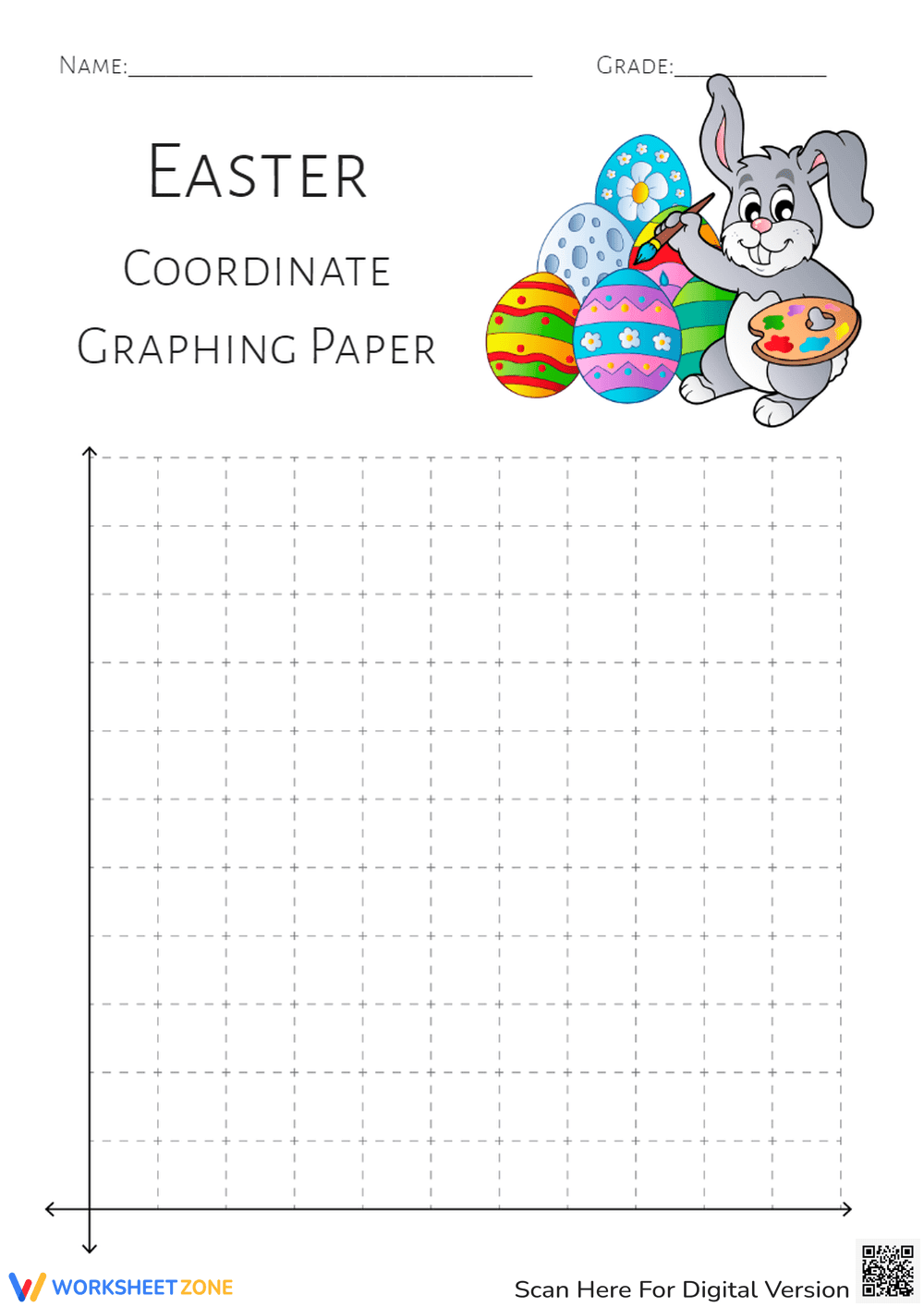 Easter Coordinate Graphing: Plot the Points & Find the Bunny! - Page 1