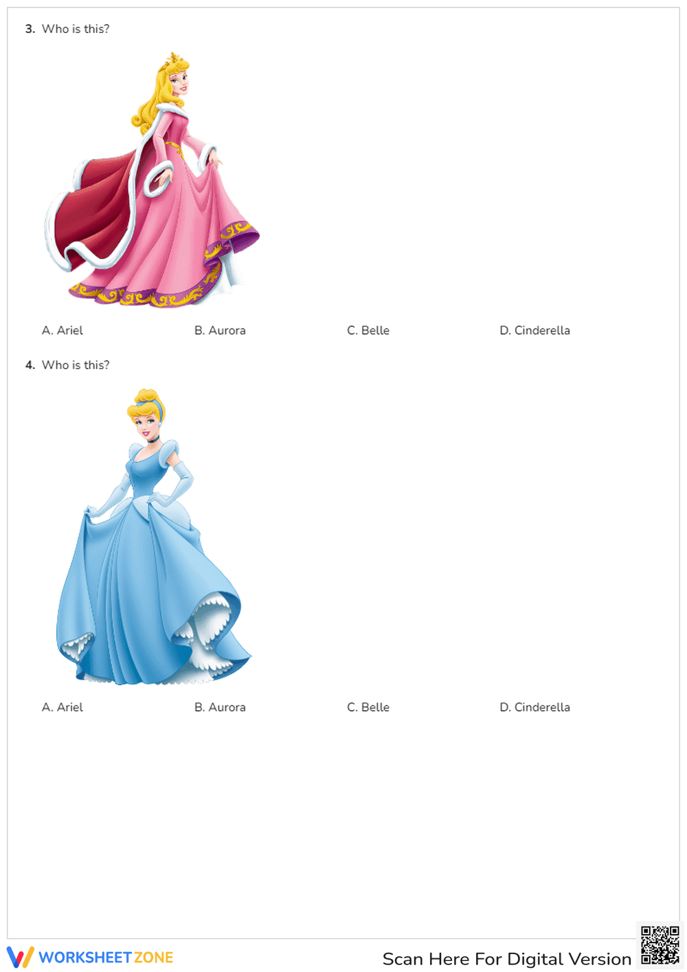 Disney Character Identification Quiz - Page 2