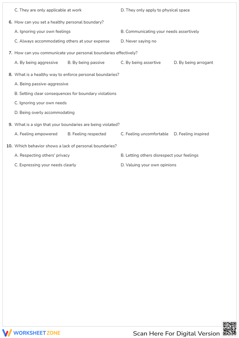 Defining Personal Boundaries and Why They Matter - Page 2