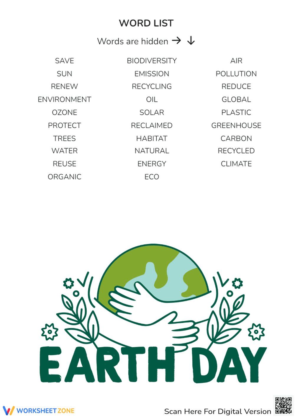 Earth Day Word Search - Page 2