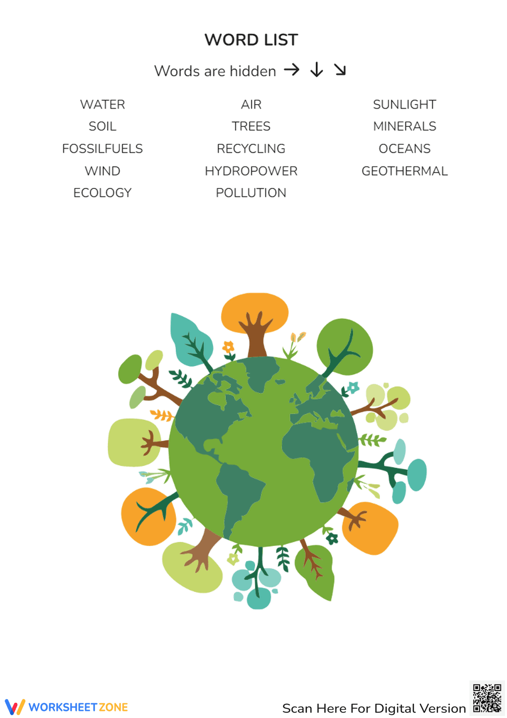 Earth's Natural Resources Word Search Puzzle - Page 2
