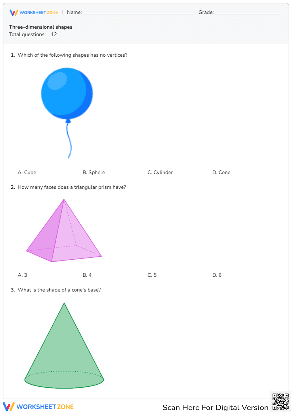 Three-dimensional shapes - Page 1