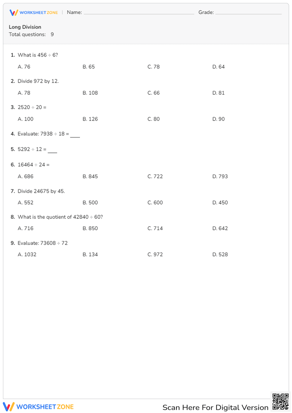 Long Division - Page 1