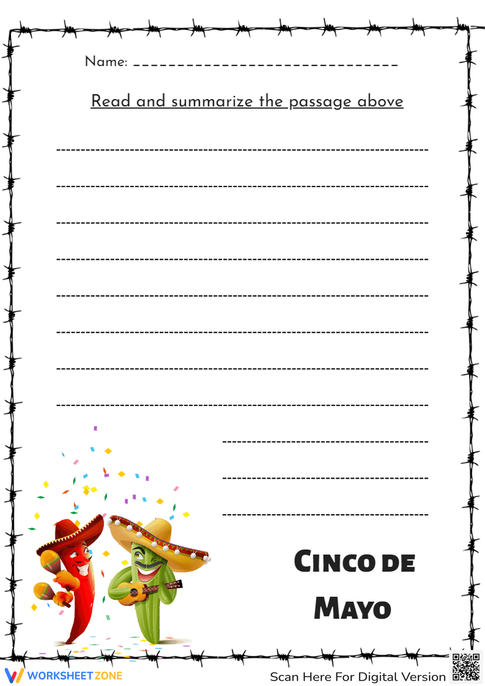 Cinco de Mayo Reading Comprehension - Page 2
