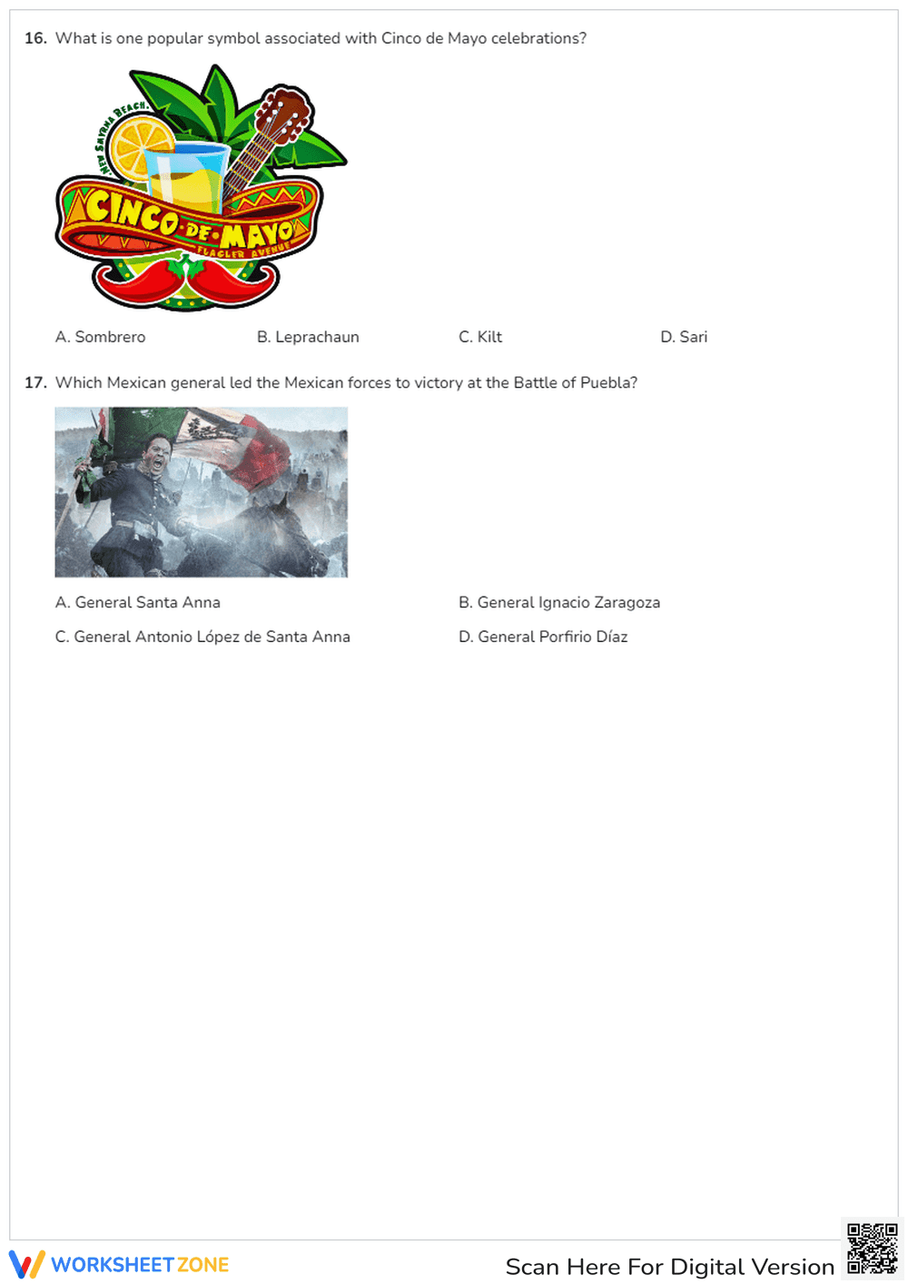 Cinco de Mayo Trivia and History Quiz - Page 3