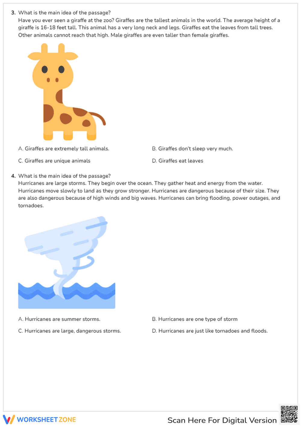 Identifying the Central Idea in Passages - Page 2