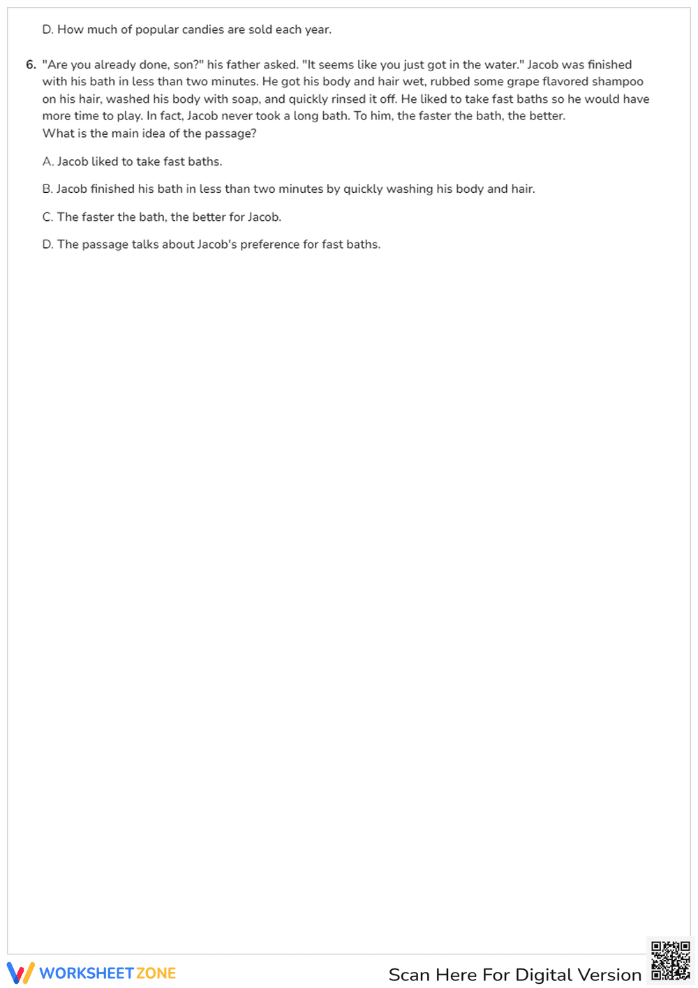 Finding Main Ideas in Informational Texts - Page 4