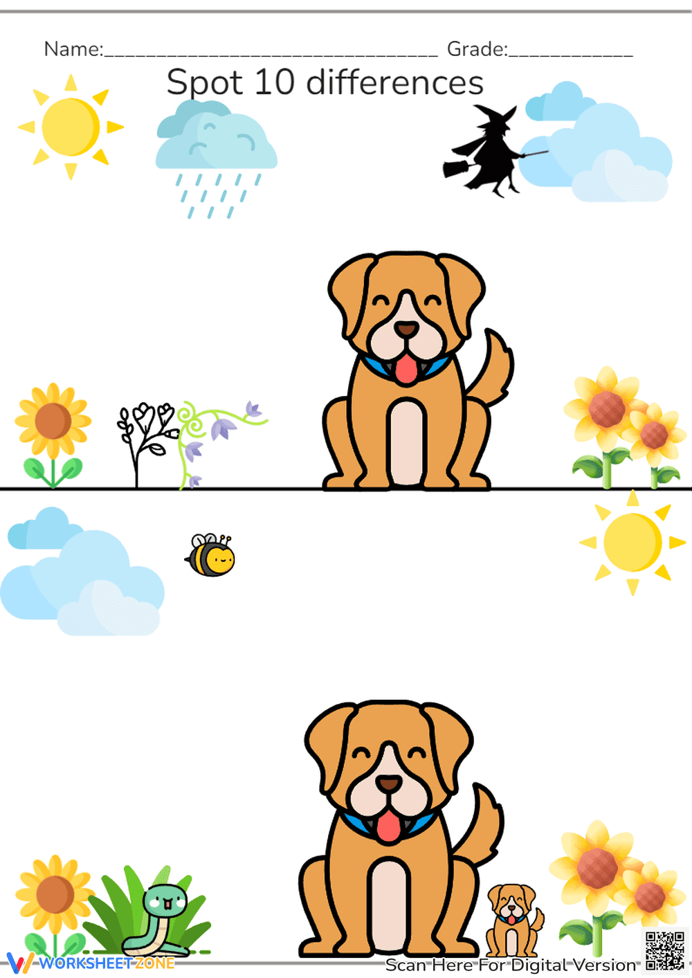 Dog spot the difference - Page 1