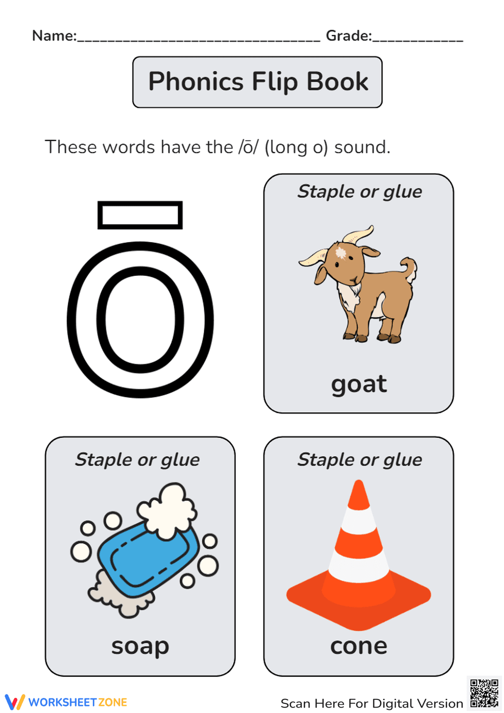 Long O Flip Book Page - Page 1
