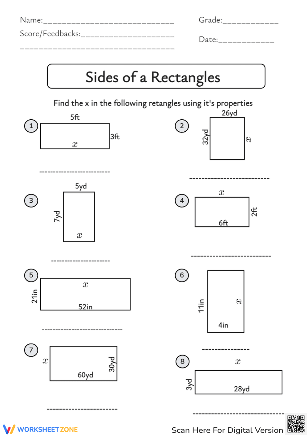 Discover Properties of Rectangles - Page 1
