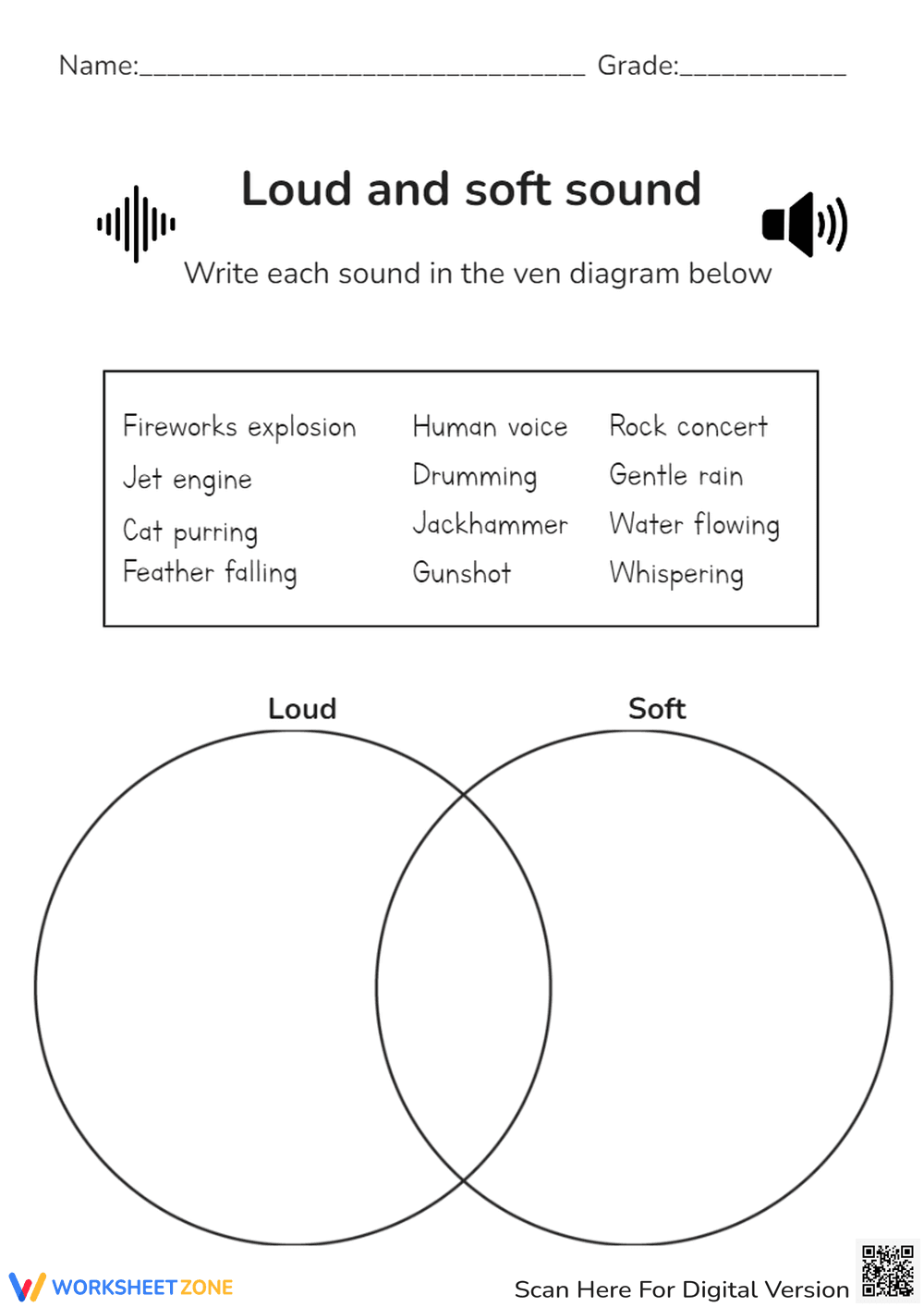 Loud and soft sound - Page 1