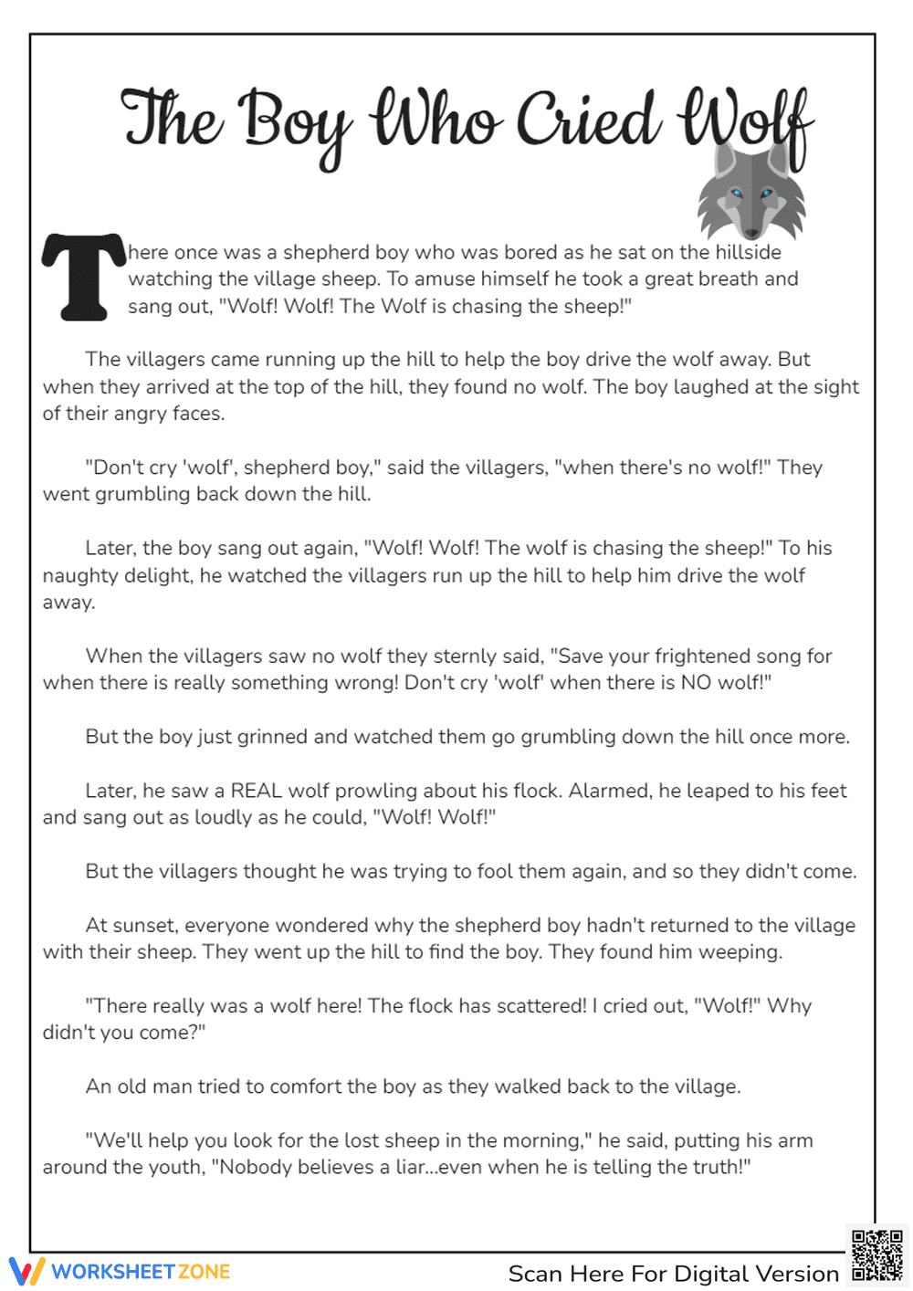 The Boy Who Cried Wolf - Page 2