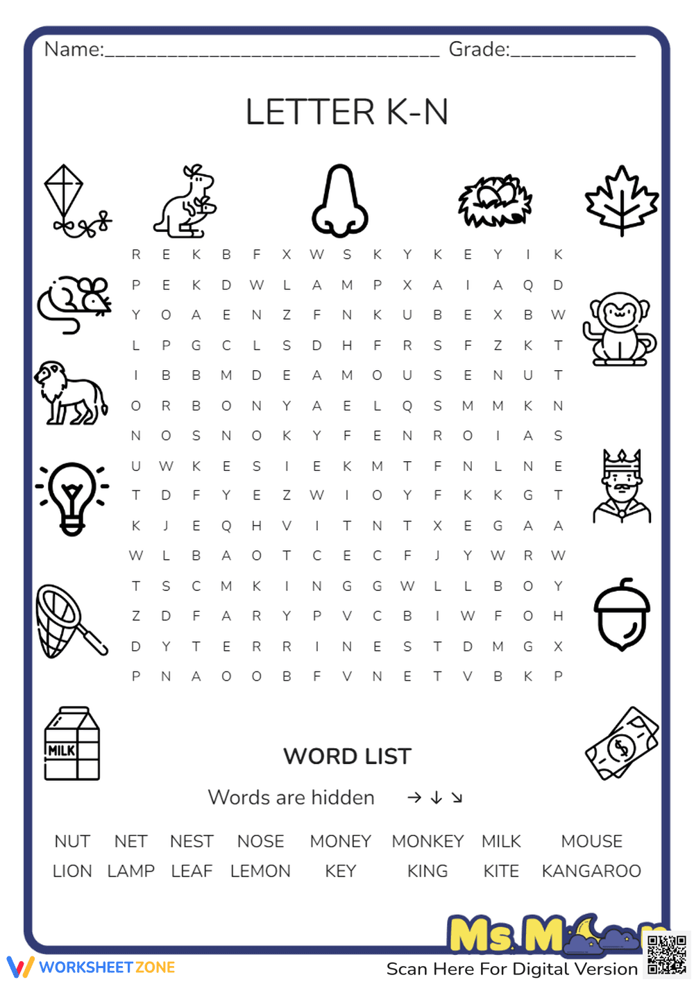 LETTER K-N - Page 1