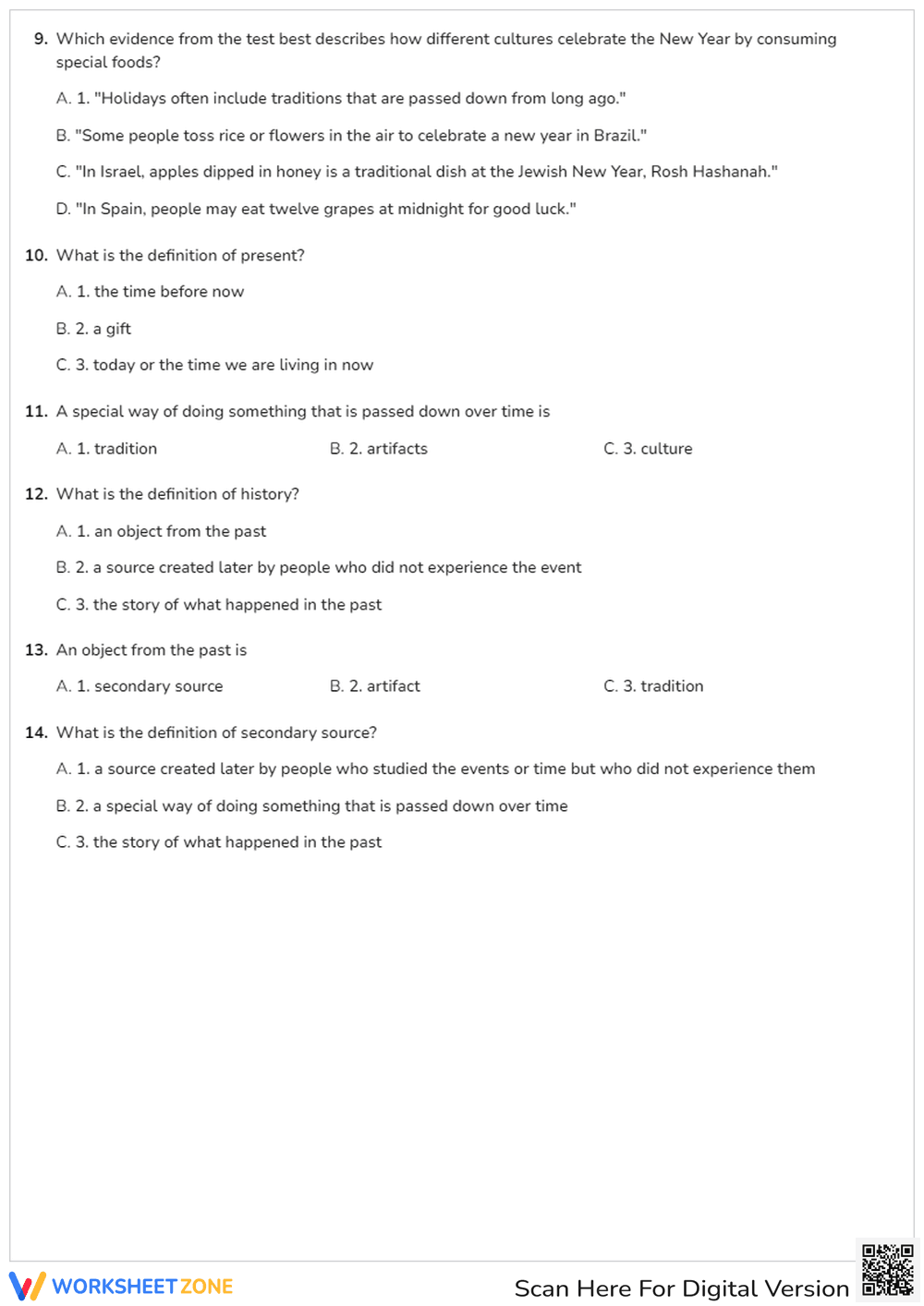 Community History and Culture Quiz - Page 2
