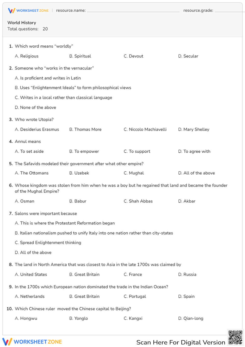 World History - Page 1