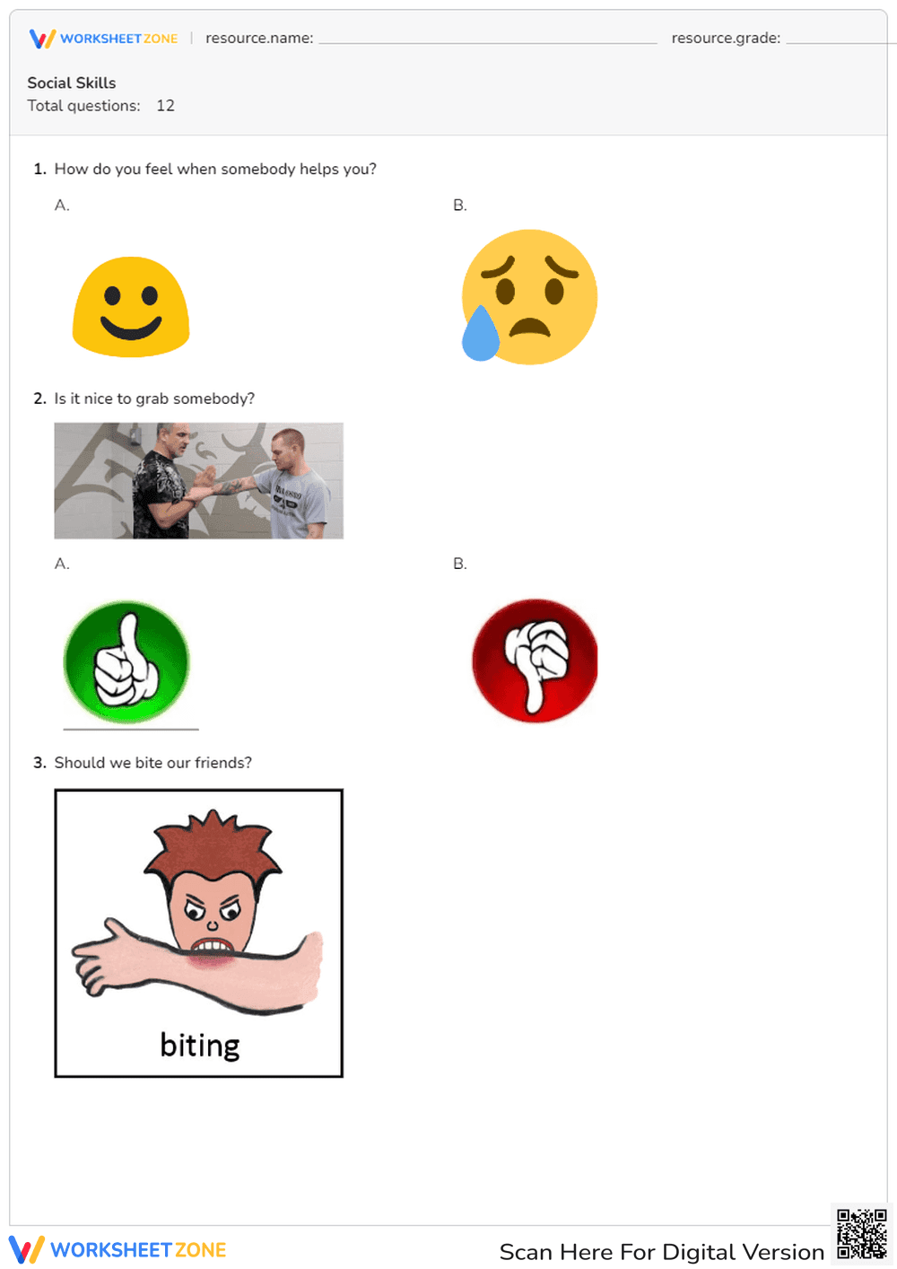 Social Skills - Page 1