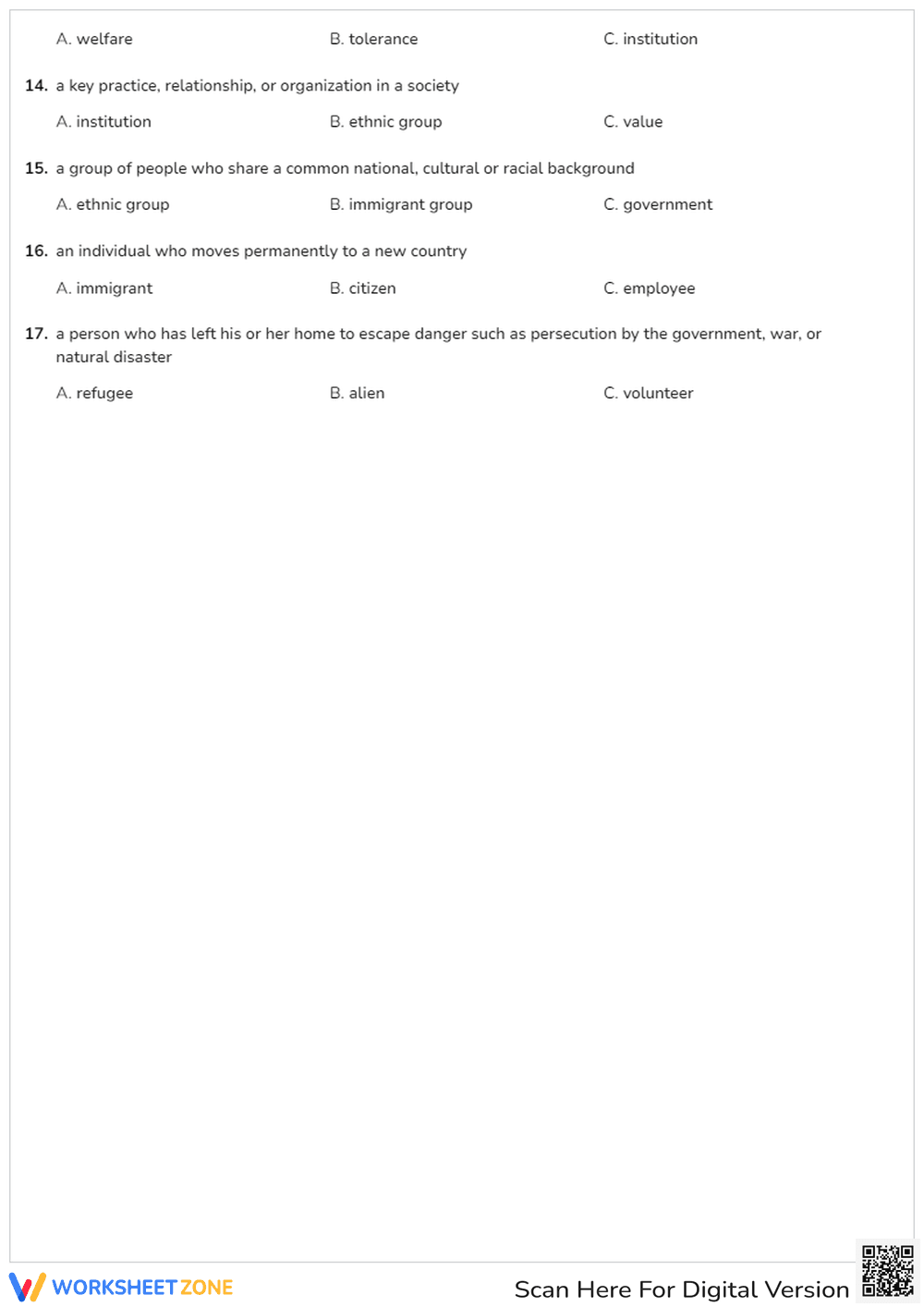 Civics and Citizenship Quiz: Rights and Duties - Page 2