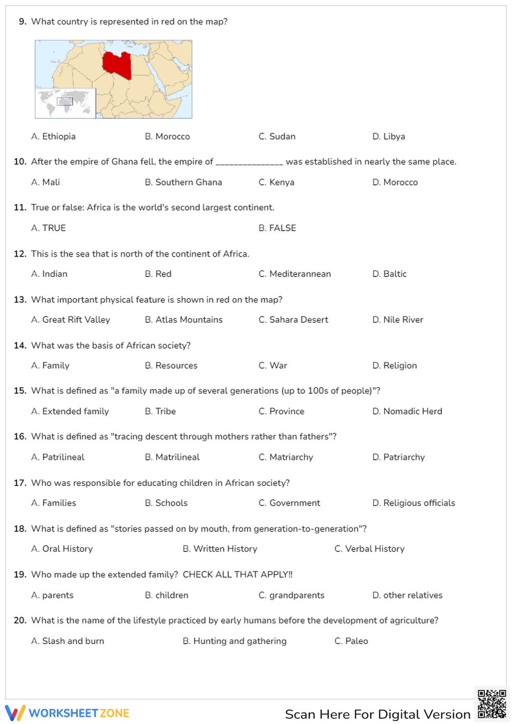 Geography and Society of West African Kingdoms Quiz - Page 2