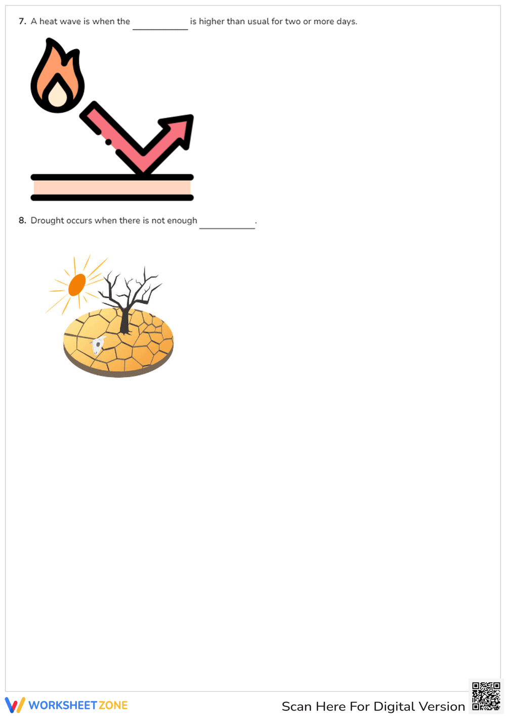 Grade 3: Weather hazard activities - Page 3