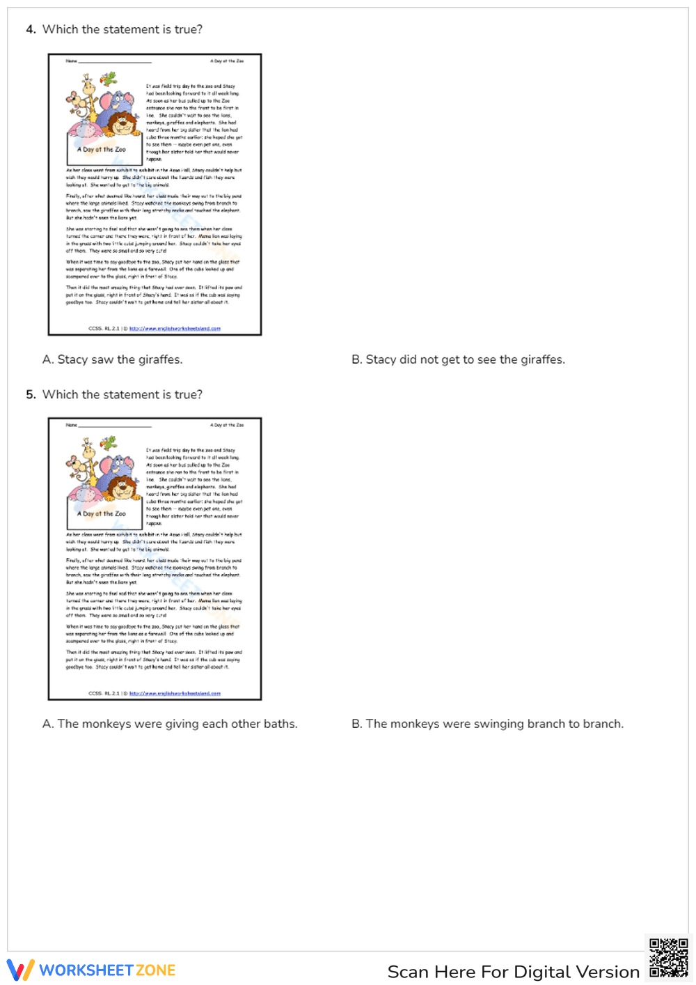 short story with questions 1 - Page 3
