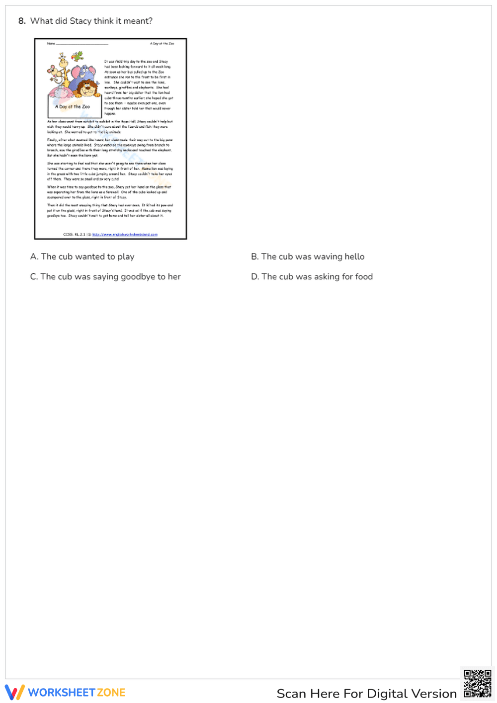 short story with questions 1 - Page 5