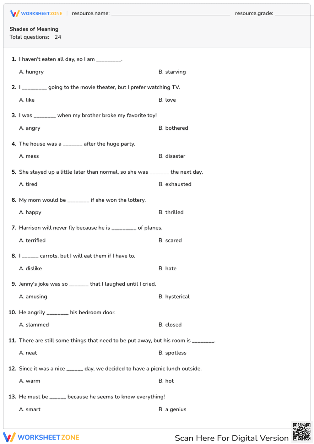 Shades of Meaning - Page 1