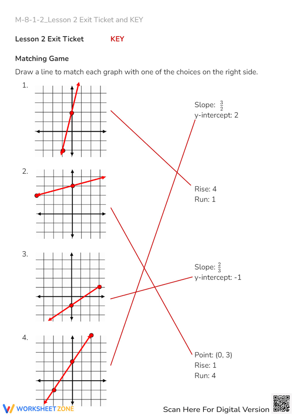 Lesson 2 Exit Ticket for Math M-8-1-2 - Page 2