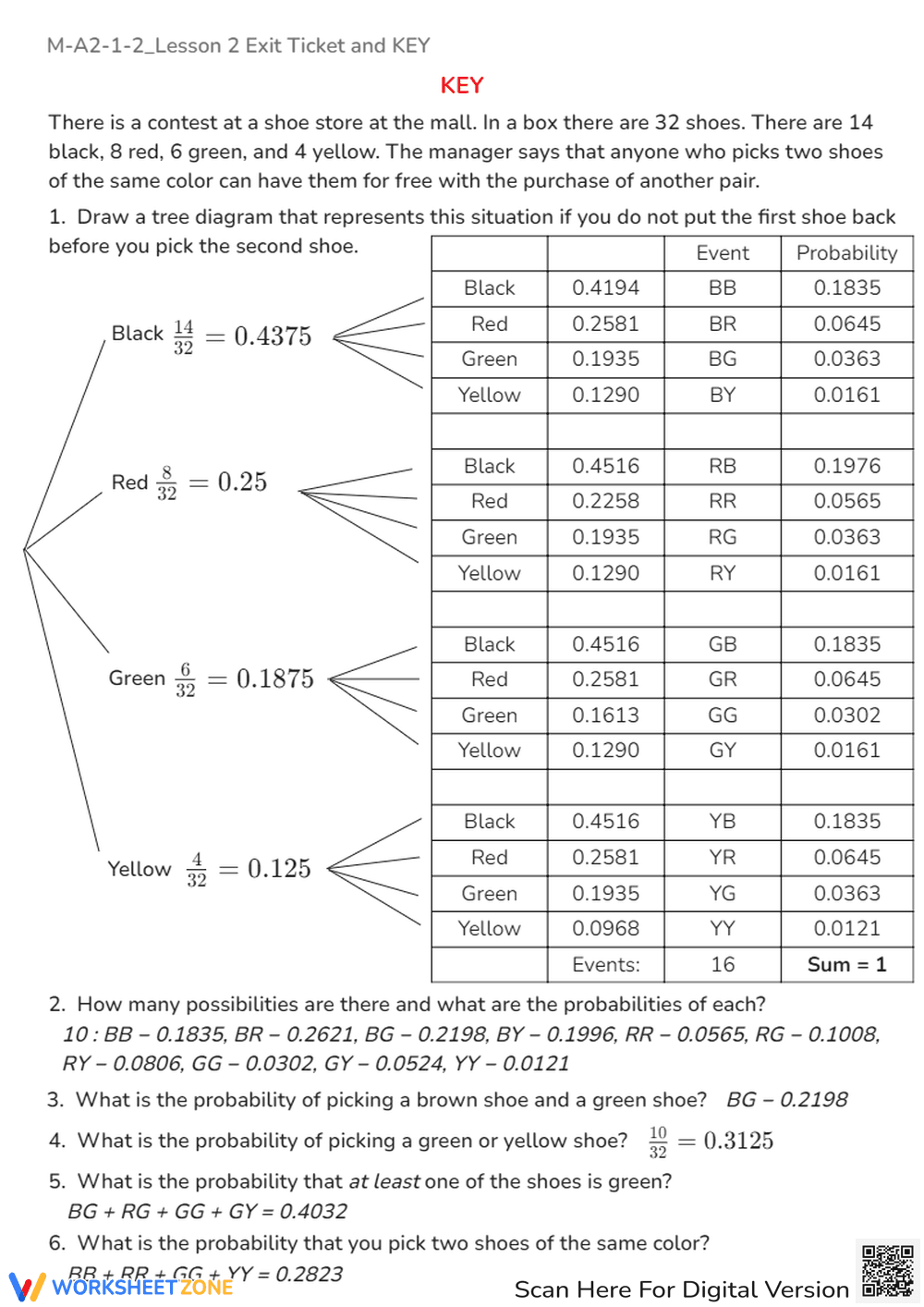 M-A2-1-2_Lesson 2 Exit Ticket and KEY - Page 2