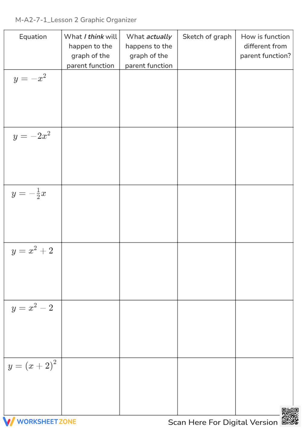 M-A2-7-2_Lesson 2 Graphic Organizer - Page 2