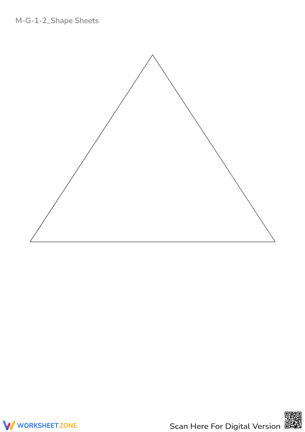 Shape Drawing Practice - Blank Geometry Worksheet for Kids - Page 9