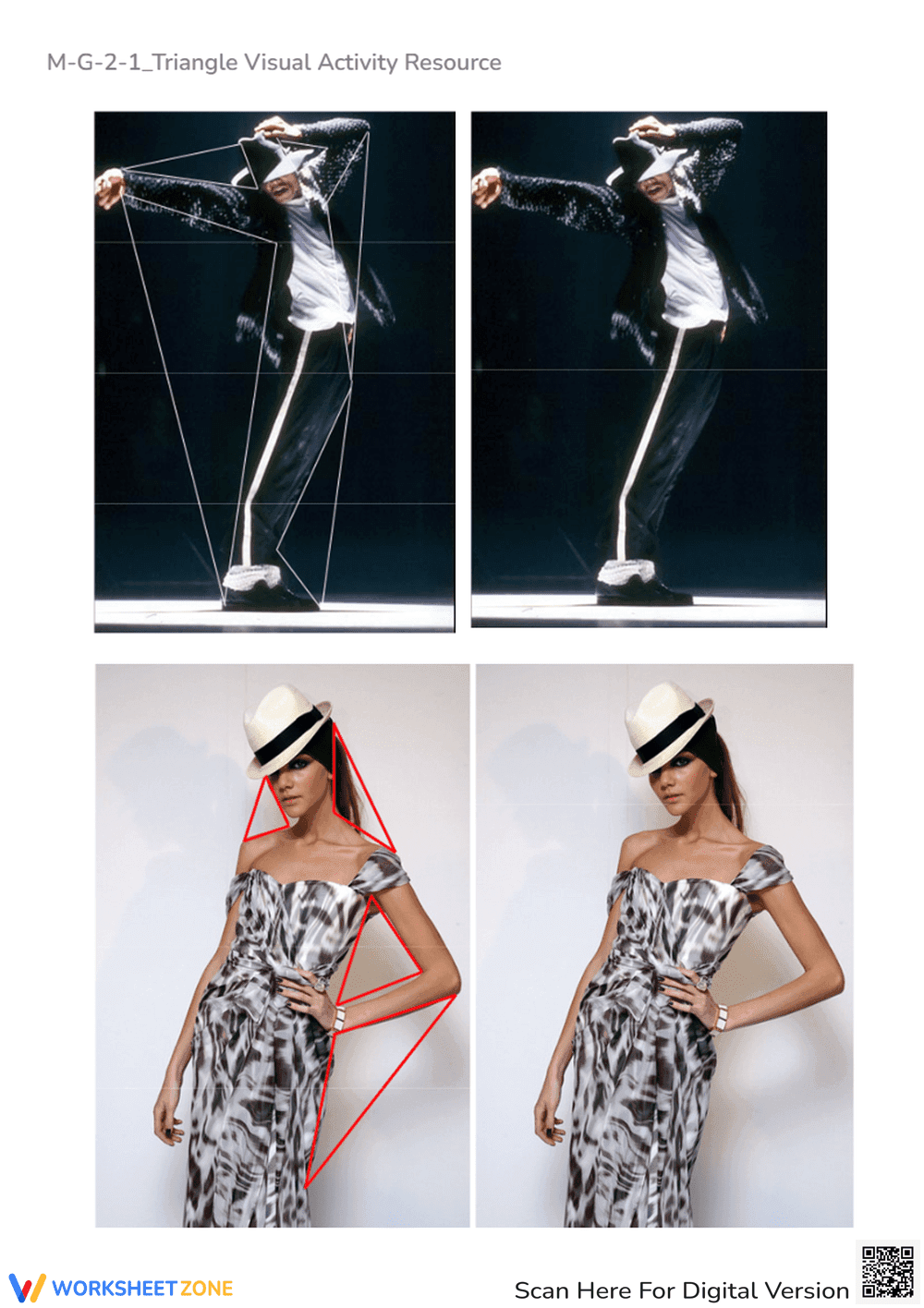 Triangle Visual Activity: Find Shapes in Photos! (Grades 2-4) - Page 1