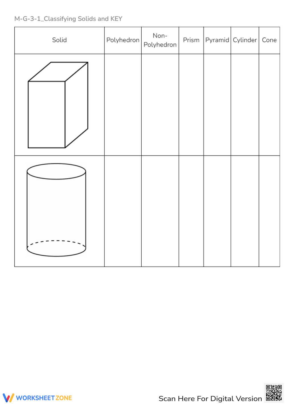 Classifying Solids: Identify Prisms, Pyramids, & More! Geometry Fun - Page 2