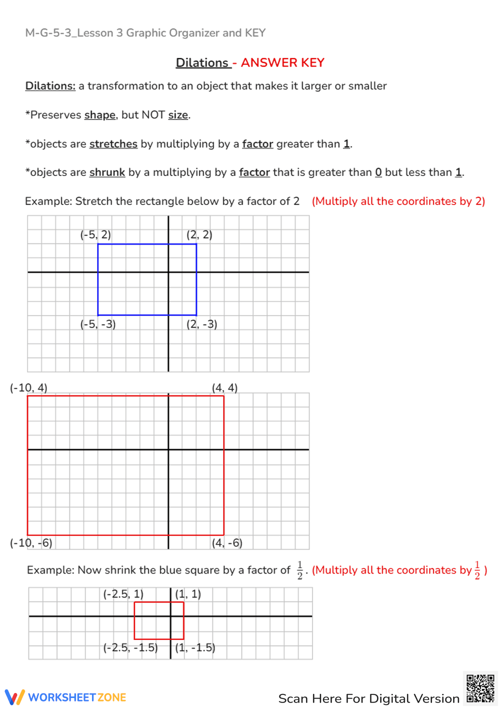 M-G-5-3_Lesson 3 Graphic Organizer and KEY - Page 2
