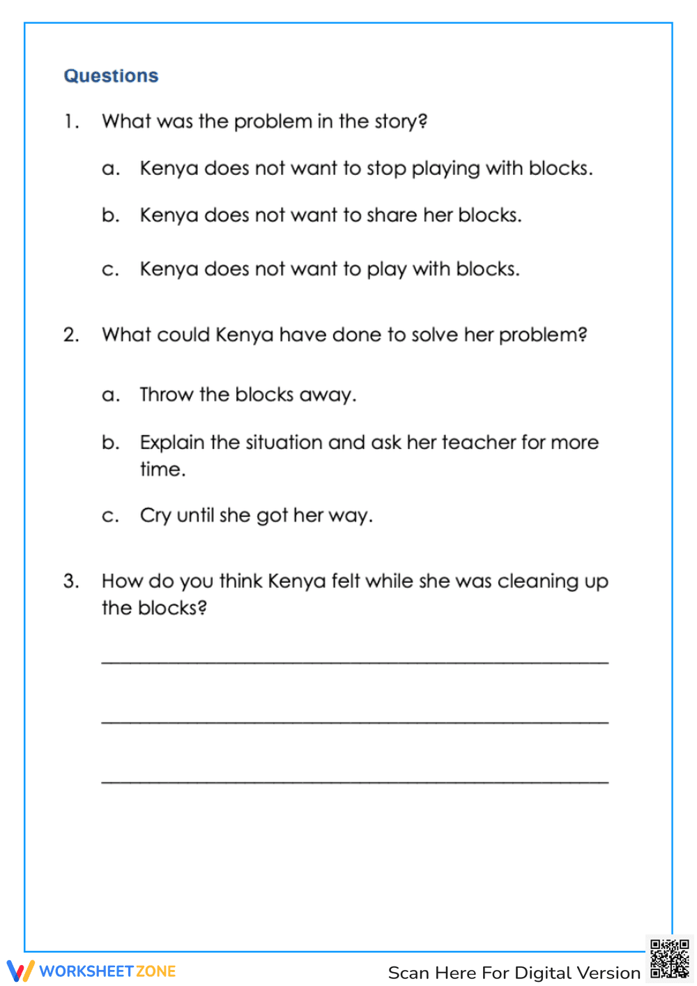 Social and Emotional Stories - Page 2